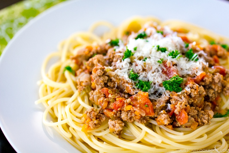 Japanese Spaghetti Meat Sauce: Healthy & Kid-Friendly Recipe